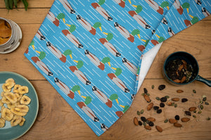 Duck Print Tea Towel