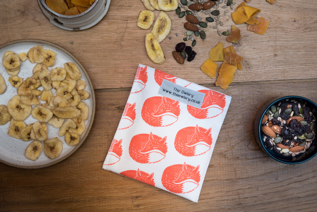 Fox Print Snack Bag