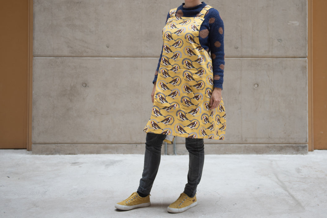 Goldfinch Print Artisan Workwear Apron