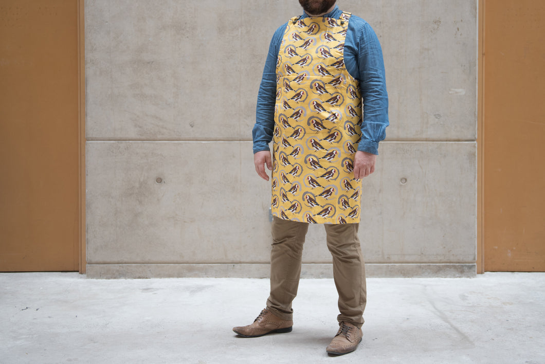 Goldfinch Print Artisan Workwear Apron
