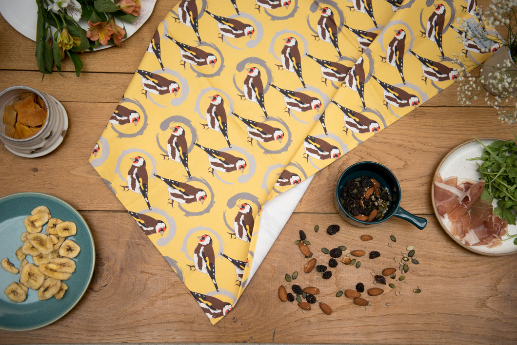Goldfinch Tea Towel