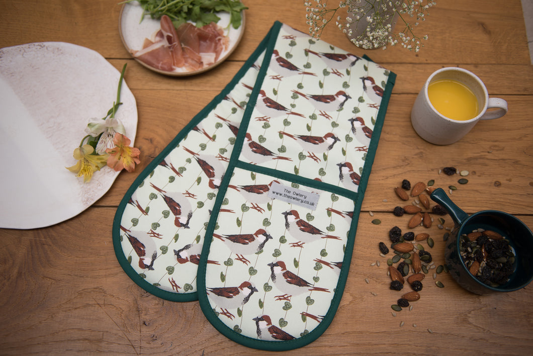 House Sparrow Oven gloves