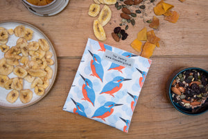 Kingfisher Print Snack Bag