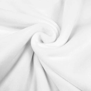 Plain White Polar Fleece