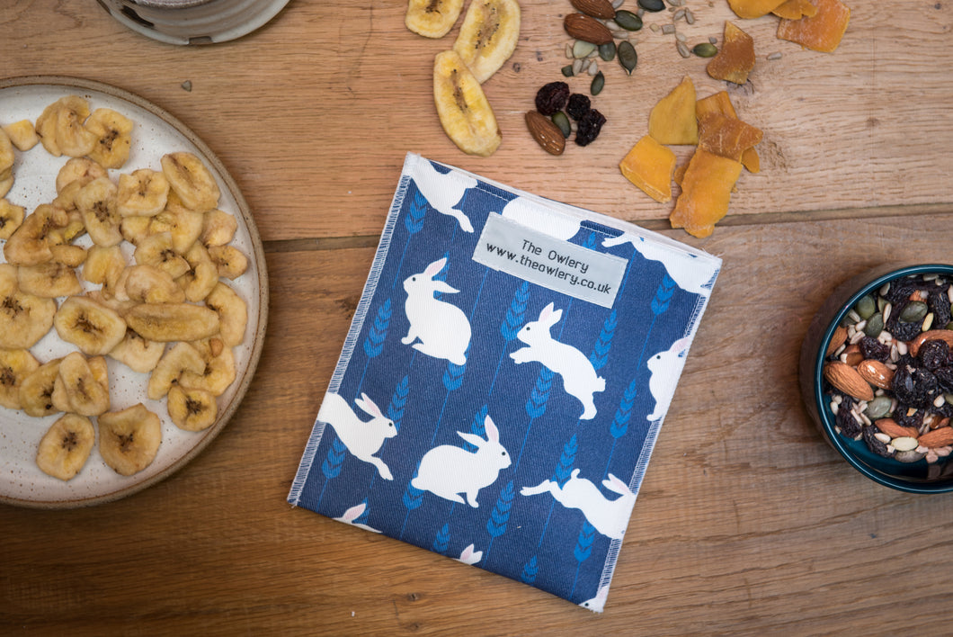 Rabbit Print Snack Bag