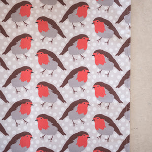 Robin Print Cotton Drill Fabric