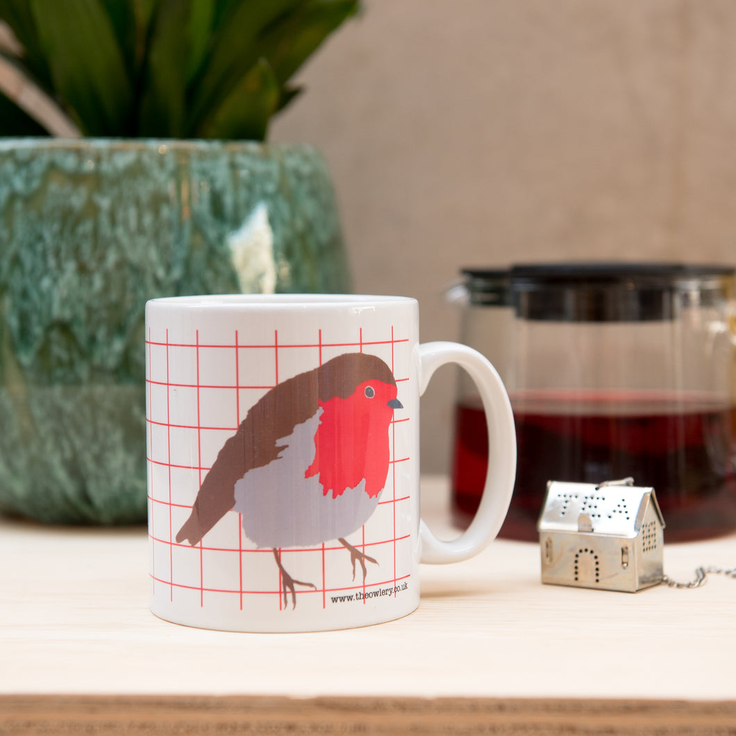 Robin Print Mug