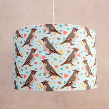 Load image into Gallery viewer, Waxwing Print Lampshade
