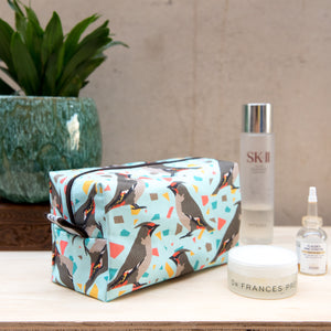 Waxwing Print Wash bag