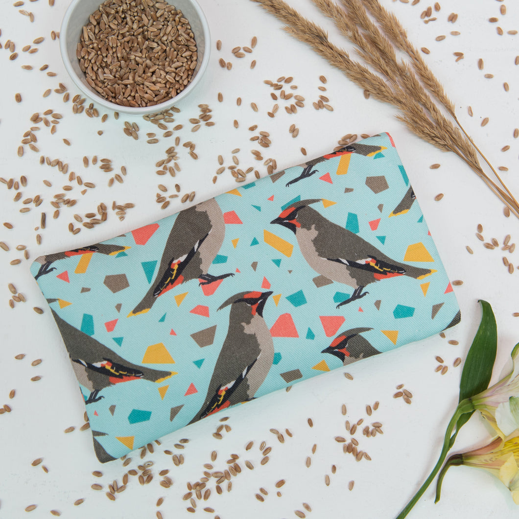 Waxwing Print Wheat Pack