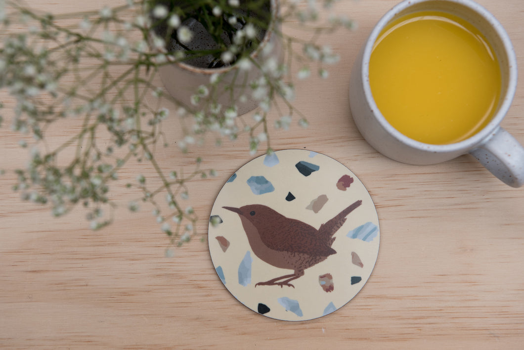 Wren Print Coaster