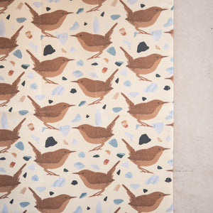 Wren Print Cotton Drill Fabric