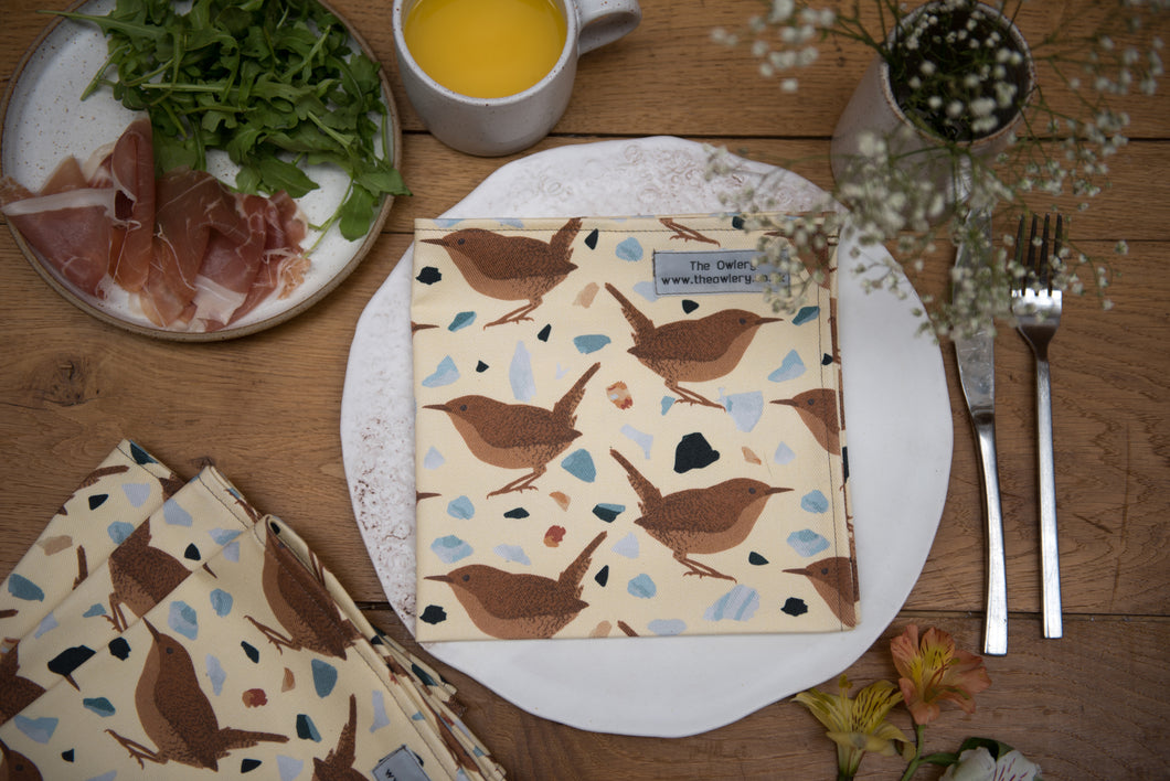 Wren Print Napkin Set