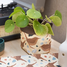 Load image into Gallery viewer, Wren Print Textile Plant Pot
