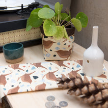 Load image into Gallery viewer, Wren Print Textile Plant Pot
