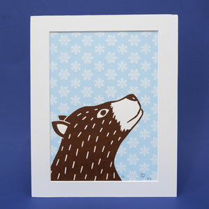 Snowy Days Screen Print