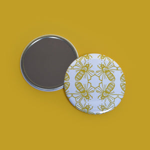 Bee Print Pocket Mirror