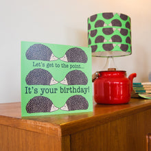 Load image into Gallery viewer, Hedgehog Print Lampshade
