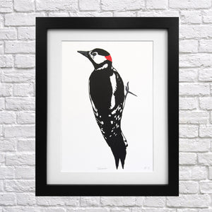 Woodpecker Screen Print