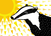 Load image into Gallery viewer, Sunny Days Badger Print
