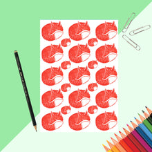 Load image into Gallery viewer, Fox Print Notebook

