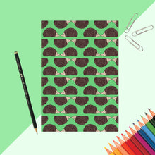 Load image into Gallery viewer, Hedgehog Print Notebook

