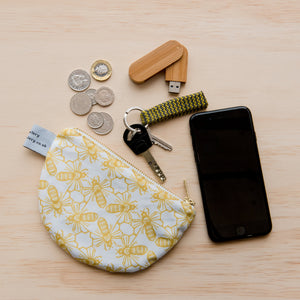 Bee print purse