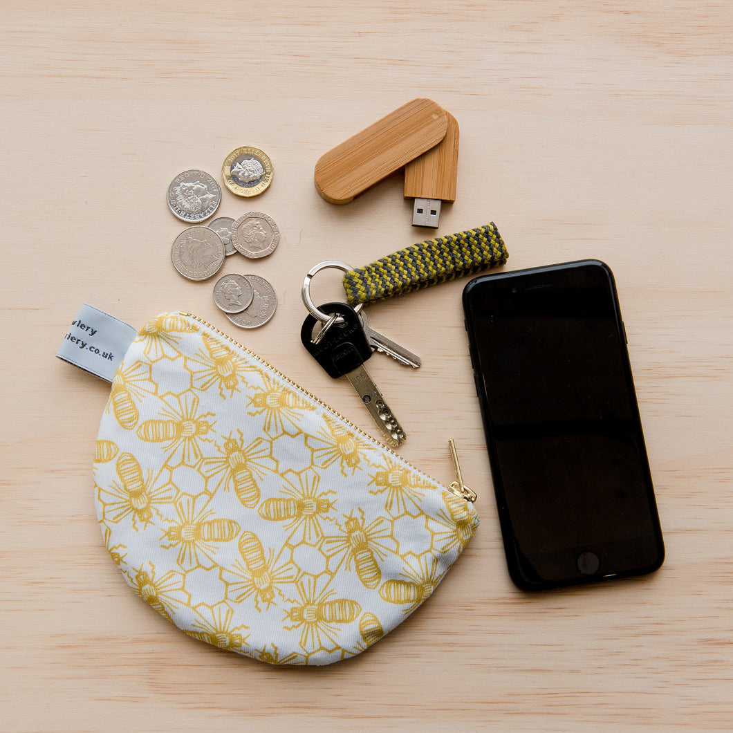 Bee print purse