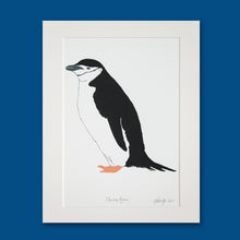 Load image into Gallery viewer, Chinstrap Penguin Screen Print
