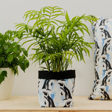 Load image into Gallery viewer, African penguin Print Textile Plant Pot
