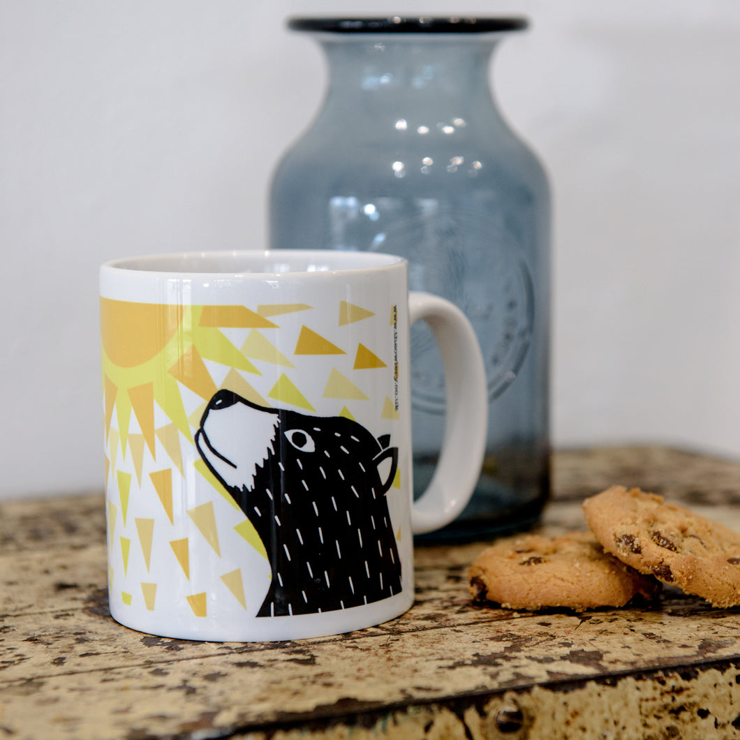 Sunny Days Bear Print Ceramic Mug