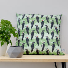 Load image into Gallery viewer, Woodpecker Print Cushion
