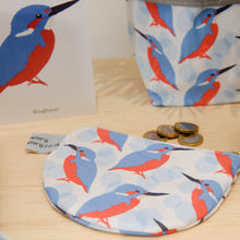 Load image into Gallery viewer, Kingfisher print purse
