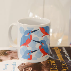 Kingfisher Print Ceramic Mug