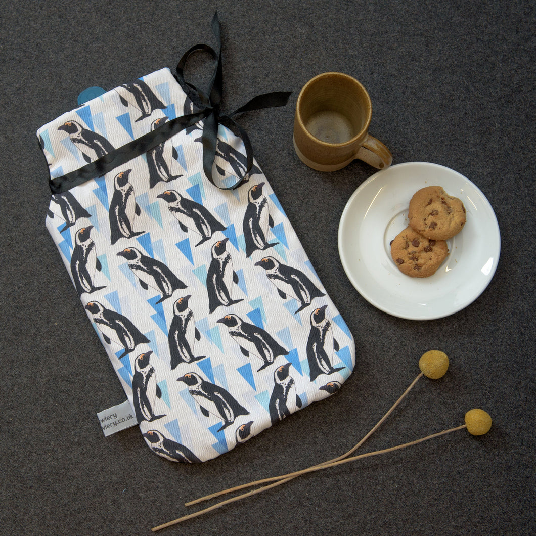 African penguin Print Hot Water Bottle