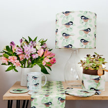Load image into Gallery viewer, Coal Tit Print Textile Plant Pot
