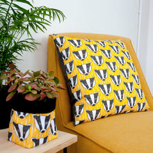 Load image into Gallery viewer, Badger Print Cushion
