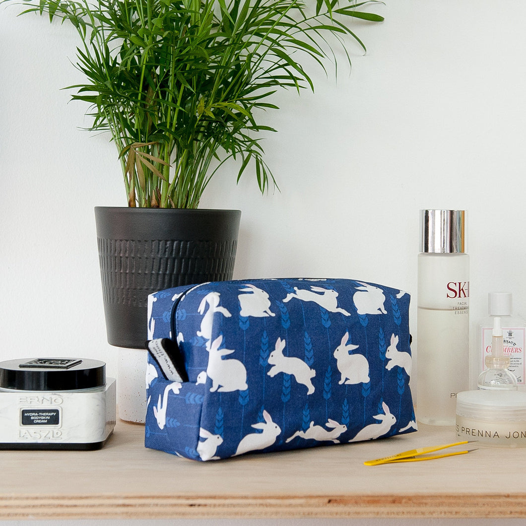 Rabbit Print Wash Bag
