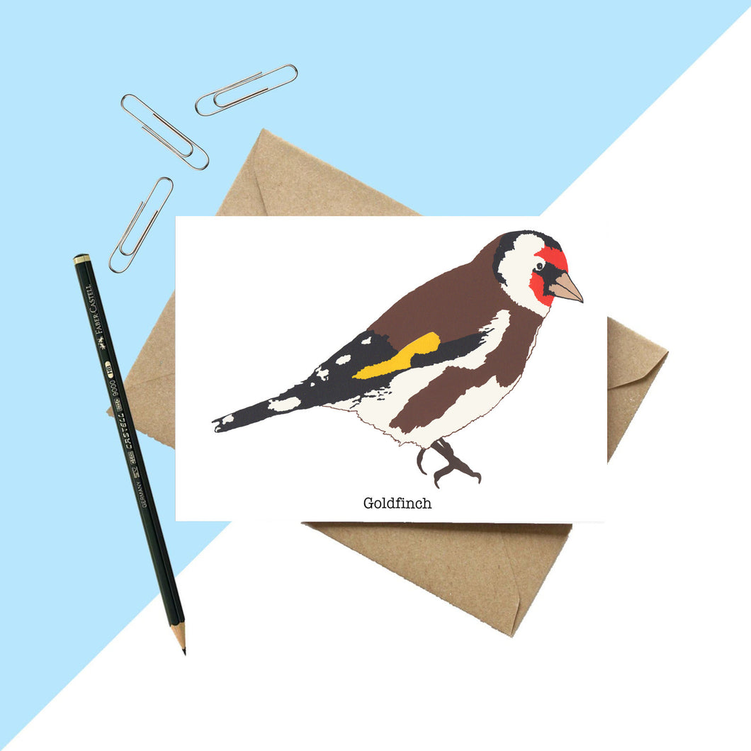 Goldfinch Greetings Card