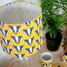 Load image into Gallery viewer, Badger Print Lampshade
