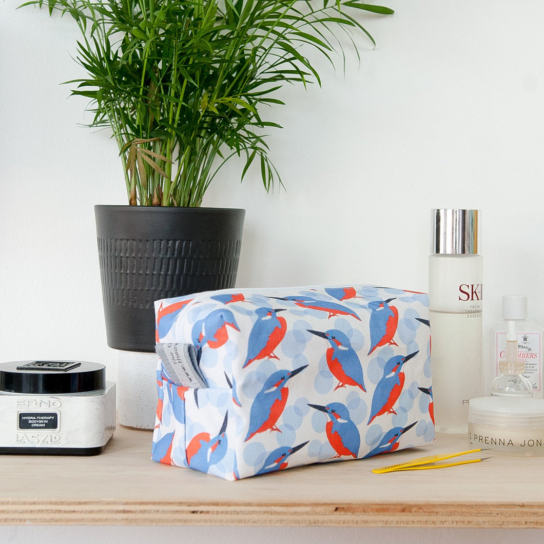 Kingfisher Print Wash Bag